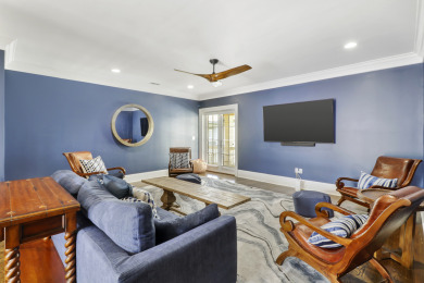 Lake House 2nd Row Luxury home with a game room, a golf simulator and private pool, , on  in South Carolina - Lakehouse Vacation Rental - Lake Home for rent on LakeHouseVacations.com