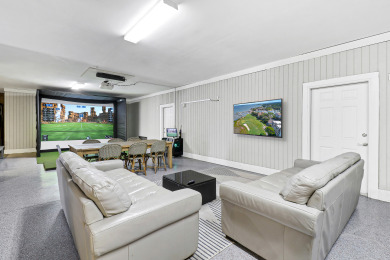 Lake House 2nd Row Luxury home with a game room, a golf simulator and private pool, , on  in South Carolina - Lakehouse Vacation Rental - Lake Home for rent on LakeHouseVacations.com