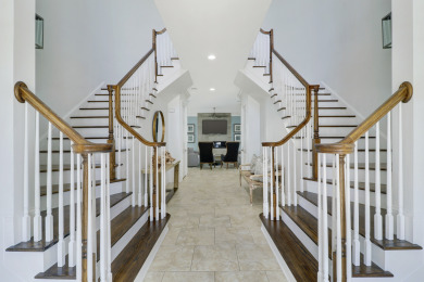 Lake House 2nd Row Luxury home with a game room, a golf simulator and private pool, , on  in South Carolina - Lakehouse Vacation Rental - Lake Home for rent on LakeHouseVacations.com