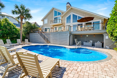 Lake House Stunning oceanfront home offering private pool &amp hot tub, steps from Coligny!, , on  in South Carolina - Lakehouse Vacation Rental - Lake Home for rent on LakeHouseVacations.com