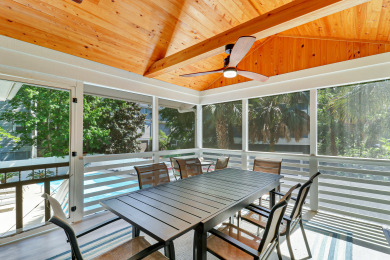 Lake House 4th row North Forest Beach home with private pool &amp large screened-in porch, , on  in South Carolina - Lakehouse Vacation Rental - Lake Home for rent on LakeHouseVacations.com