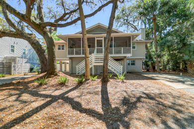 Lake House 4th row North Forest Beach home with private pool &amp large screened-in porch, , on  in South Carolina - Lakehouse Vacation Rental - Lake Home for rent on LakeHouseVacations.com