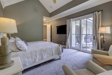 Lake House 4th Row beach home with screened porch & private pool, steps from the beach!, , on  in South Carolina - Lakehouse Vacation Rental - Lake Home for rent on LakeHouseVacations.com