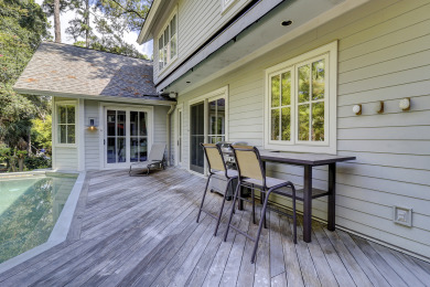 Lake House 4th Row beach home with screened porch & private pool, steps from the beach!, , on  in South Carolina - Lakehouse Vacation Rental - Lake Home for rent on LakeHouseVacations.com