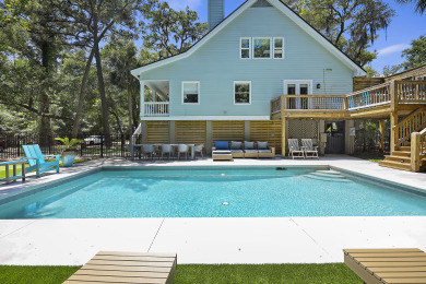 Lake House Fabulous 5 bedroom beach house with heatable pool and short walk to the beach, , on  in South Carolina - Lakehouse Vacation Rental - Lake Home for rent on LakeHouseVacations.com