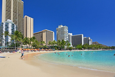 Lake House Luxury ocean view suite just across street from Waikiki Beach! Free parking!, , on  in Hawaii - Lakehouse Vacation Rental - Lake Home for rent on LakeHouseVacations.com