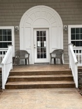 Lake House Eagles View, Roadside entrance to Eagles View., on Kerr Lake / Buggs Island in Virginia - Lakehouse Vacation Rental - Lake Home for rent on LakeHouseVacations.com