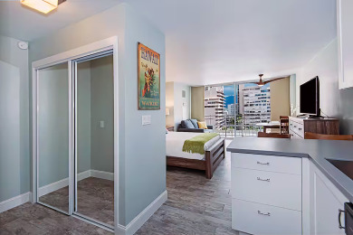 Lake House Comfy studio in Heart of Waikiki! Quick walk to beach, close to Ala Moana!, , on  in Hawaii - Lakehouse Vacation Rental - Lake Home for rent on LakeHouseVacations.com