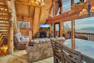 Lake House Bear Mountain Retreat Epic Views + Hot Tub + Games, , on  in Tennessee - Lakehouse Vacation Rental - Lake Home for rent on LakeHouseVacations.com