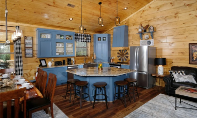 Lake House New Cabin wviewHot tubHimalayan Salt Room, , on  in Tennessee - Lakehouse Vacation Rental - Lake Home for rent on LakeHouseVacations.com