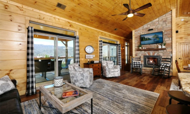 Lake House New Cabin wviewHot tubHimalayan Salt Room, , on  in Tennessee - Lakehouse Vacation Rental - Lake Home for rent on LakeHouseVacations.com