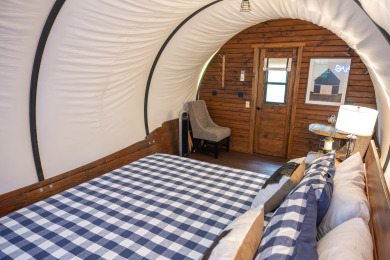 Lake House Lux Glamping Wagon - with AC, WIFI, Full Bath, , on  in Tennessee - Lakehouse Vacation Rental - Lake Home for rent on LakeHouseVacations.com