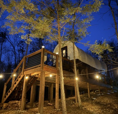 Lake House Luxury Covered Wagon Stay Firepit, Views, Stargazing, , on  in Tennessee - Lakehouse Vacation Rental - Lake Home for rent on LakeHouseVacations.com
