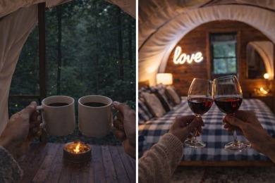 Lake House Luxury Covered Wagon Stay Firepit, Views, Stargazing, , on  in Tennessee - Lakehouse Vacation Rental - Lake Home for rent on LakeHouseVacations.com