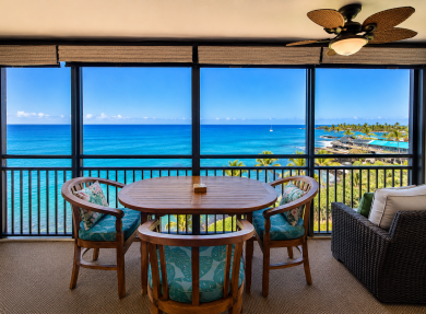 Lake House Kona Alii#704 7th Floor Penthouse, Direct Oceanfront, Remodeled &amp Ac, , on  in Hawaii - Lakehouse Vacation Rental - Lake Home for rent on LakeHouseVacations.com