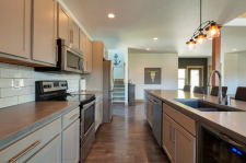 Lake House Upscale Lake House! 2 King Master Suites! Kayaks,bikes,basketball,ev/rv Plug-in!, Kitchen, on Koocanusa in Montana - Lakehouse Vacation Rental - Lake Home for rent on LakeHouseVacations.com