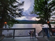 Lake House Lakeside Cottage For Rent On Lake Armington *closed For 2022 Season*, Another beautiful view taken from the doorway of the porch., on Lake Armington in New Hampshire - Lakehouse Vacation Rental - Lake Home for rent on LakeHouseVacations.com