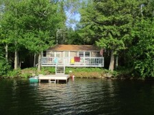 Lake House Lakeside Cottage For Rent On Lake Armington *closed For 2022 Season*, View of cottage from Lake Armington., on Lake Armington in New Hampshire - Lakehouse Vacation Rental - Lake Home for rent on LakeHouseVacations.com