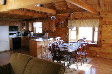 Lake House Eagles Nest - Lakeview Log Cabin Perched On A Mountain Side Overlooking Norris Lake, , on Norris Lake in Tennessee - Lakehouse Vacation Rental - Lake Home for rent on LakeHouseVacations.com