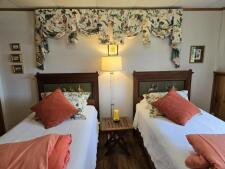 Lake House 3 Bedroom, 3 Bath Tranquil Lakeside Retreat In Wayne, Maine On Dexter Pond, Downstairs Bedroom, on Dexter Pond in Maine - Lakehouse Vacation Rental - Lake Home for rent on LakeHouseVacations.com