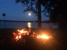 Lakehouse Vacation Rental - Lake Homes for rent on LakeHouseVacations.com, Lake property, Lake House Lake House Holly Harbor, Fire pit with bench seating makes for great moonrise viewing!, on Lake D Arbonne in Louisiana - Lakehouse Vacation Rental - Lake Home for rent on LakeHouseVacations.com