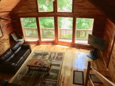 Lake House New Cedar Log Home On Lake Barkley With Deep Water Dock, , on Lake Barkley in Kentucky - Lakehouse Vacation Rental - Lake Home for rent on LakeHouseVacations.com