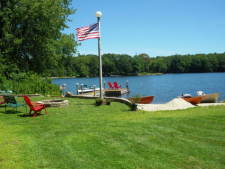 Lake House Waterfront Lake Property , , on Red Cedar Lake in Connecticut - Lakehouse Vacation Rental - Lake Home for rent on LakeHouseVacations.com