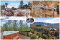 Private HOT TUB! 5 STAR with Ski Slope Views, AMAZING Tree Top VIEWS!, on Big Bear Lake, Lake Home rental in California