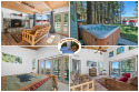 ADORABLE 3 bdrm 1250 ft cabin, HOT TUB, Vaulted Ceiling, LARGE YARD & views! , on Big Bear Lake, Lake Home rental in California