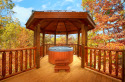 Romantic cabin with Gazebo Hot Tub - Arts and Crafts Community!, on Powdermilk Creek - Gatlinburg, Lake Home rental in Tennessee
