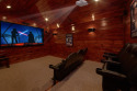 Private theater room with surround sound!, on Powdermilk Creek - Gatlinburg, Lake Home rental in Tennessee