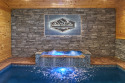 Indoor Heated Pool, outdoor living, firepit, game room, theater, hot tub. , on Powdermilk Creek - Gatlinburg, Lake Home rental in Tennessee
