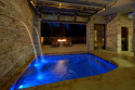 Private Indoor Heated Pool, Outdoor Fireplace, Veranda, on Powdermilk Creek - Gatlinburg, Lake Home rental in Tennessee