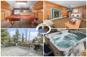 NEW HOT TUB! AWESOME GAME ROOM wLEDs! CLOSE TO EVERYTHING! Adorable d cor. , on Big Bear Lake, Lake Home rental in California