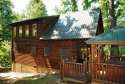 Secluded Smoky Mountain Log Cabin Rental Between Pigeon Forge and Gatlinburg, on Douglas Lake, Lake Home rental in Tennessee