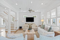 Morning Star Coastal luxury wplunge pool, golf cart, & carriage house, on , Lake Home rental in Florida