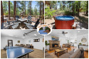 WALK to SLOPES! HOT TUB, Adorable Cabin, GAME ROOM, Fire pit! ROMANTIC!, on Big Bear Lake, Lake Home rental in California