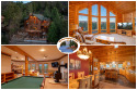 Luxury 2400 sqft Log Cabin! Panoramic views, game room, tiki bar, & Pets! on  in California for rent on LakeHouseVacations.com