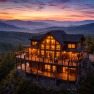 4-Acre Mtn Estate 360 ' Views 65 ppl Weddings + Groups , on , Lake Home rental in Tennessee